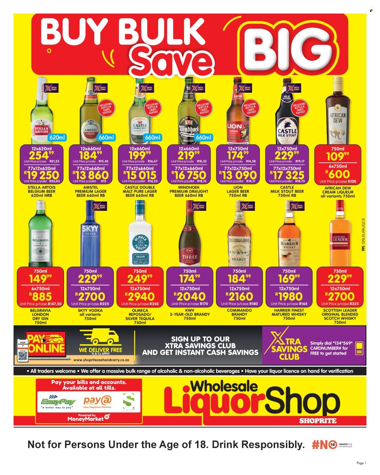 SHOPRITE specials - Wholesale LiquorShop Deals Selected Stores (2025-09-08 - 2025-09-21) | 1