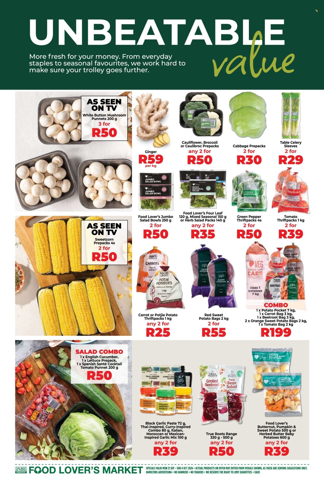 FOOD LOVER'S MARKET specials - From Monday 21 Sept 2026