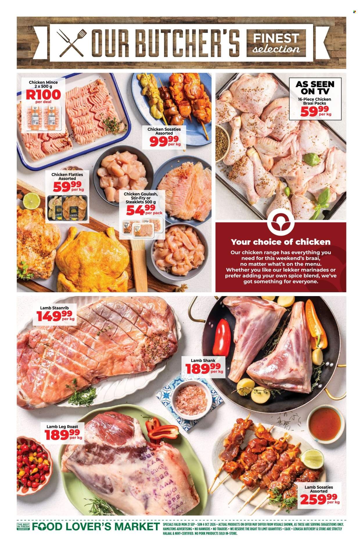 FOOD LOVER'S MARKET specials - From Monday 21 Sept 2026