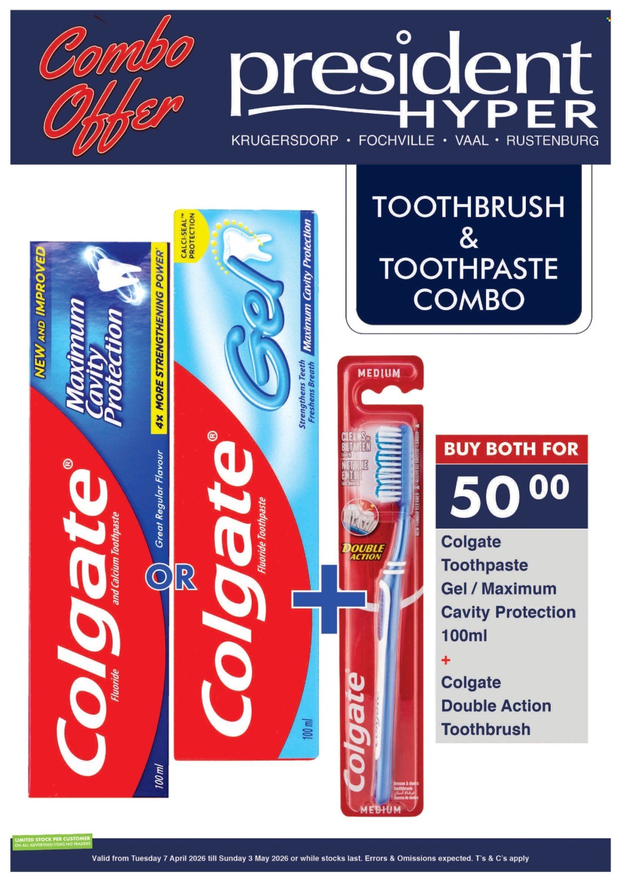 PRESIDENT HYPER specials - Monthly combos (2026-04-07 - 2026-05-03) | 2