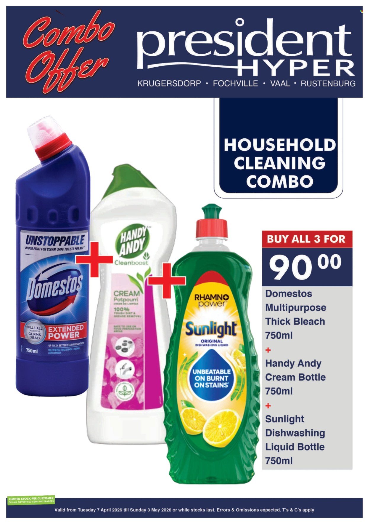 PRESIDENT HYPER specials - Monthly combos (2026-04-07 - 2026-05-03) | 5