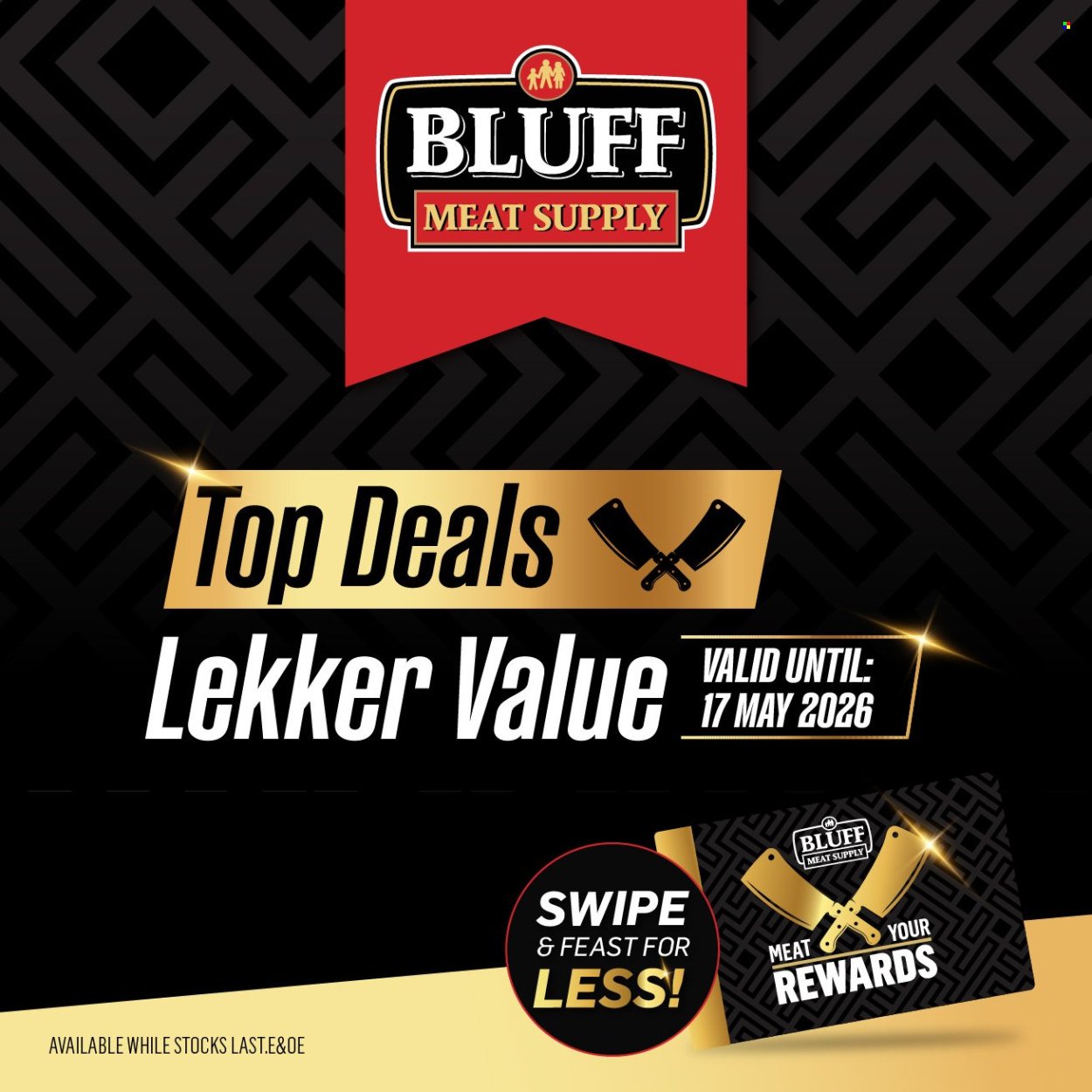 BLUFF MEAT SUPPLY specials - From Monday 11 May 2026 (2026-05-11 - 2026-05-17) | 1