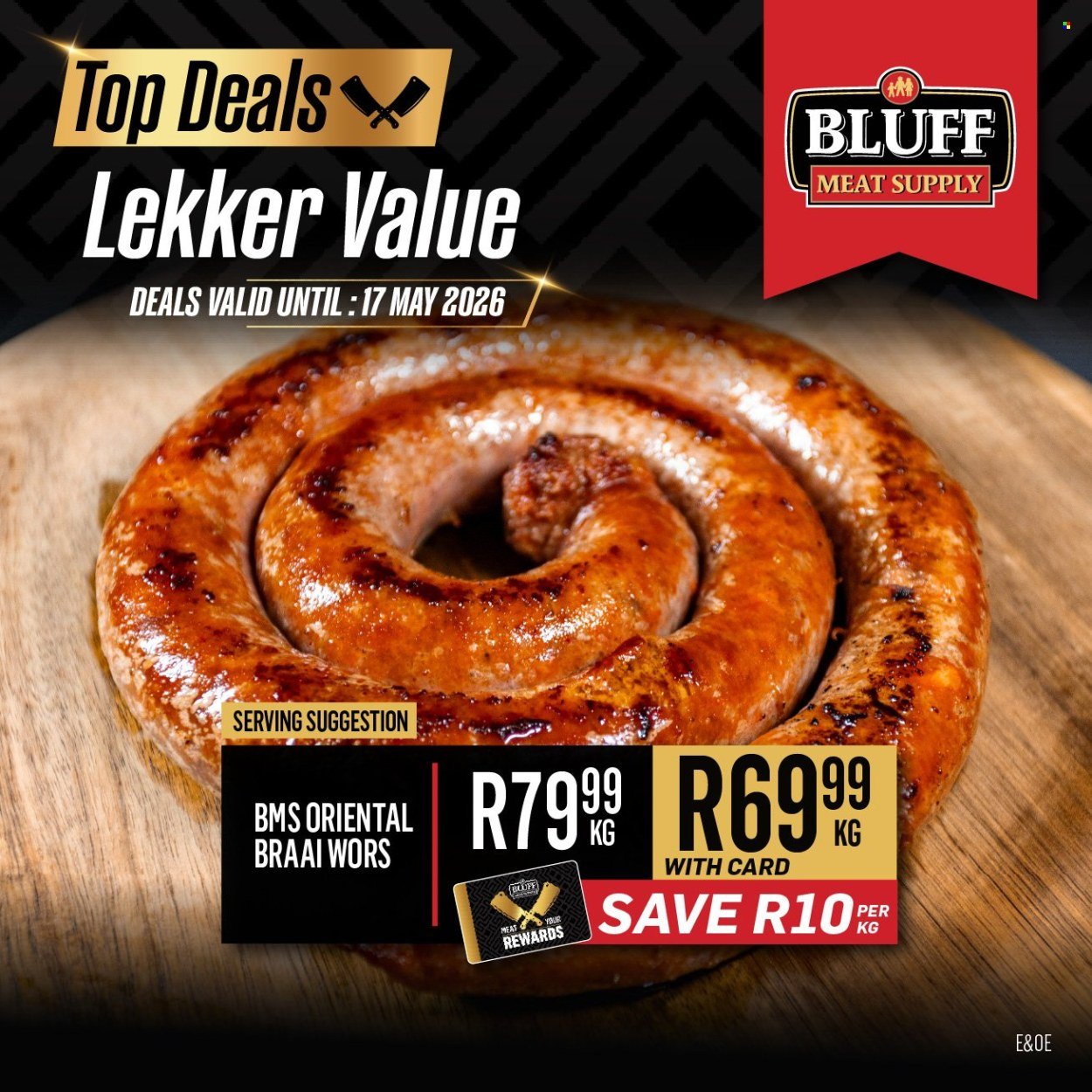 BLUFF MEAT SUPPLY specials - From Monday 11 May 2026 (2026-05-11 - 2026-05-17) | 2