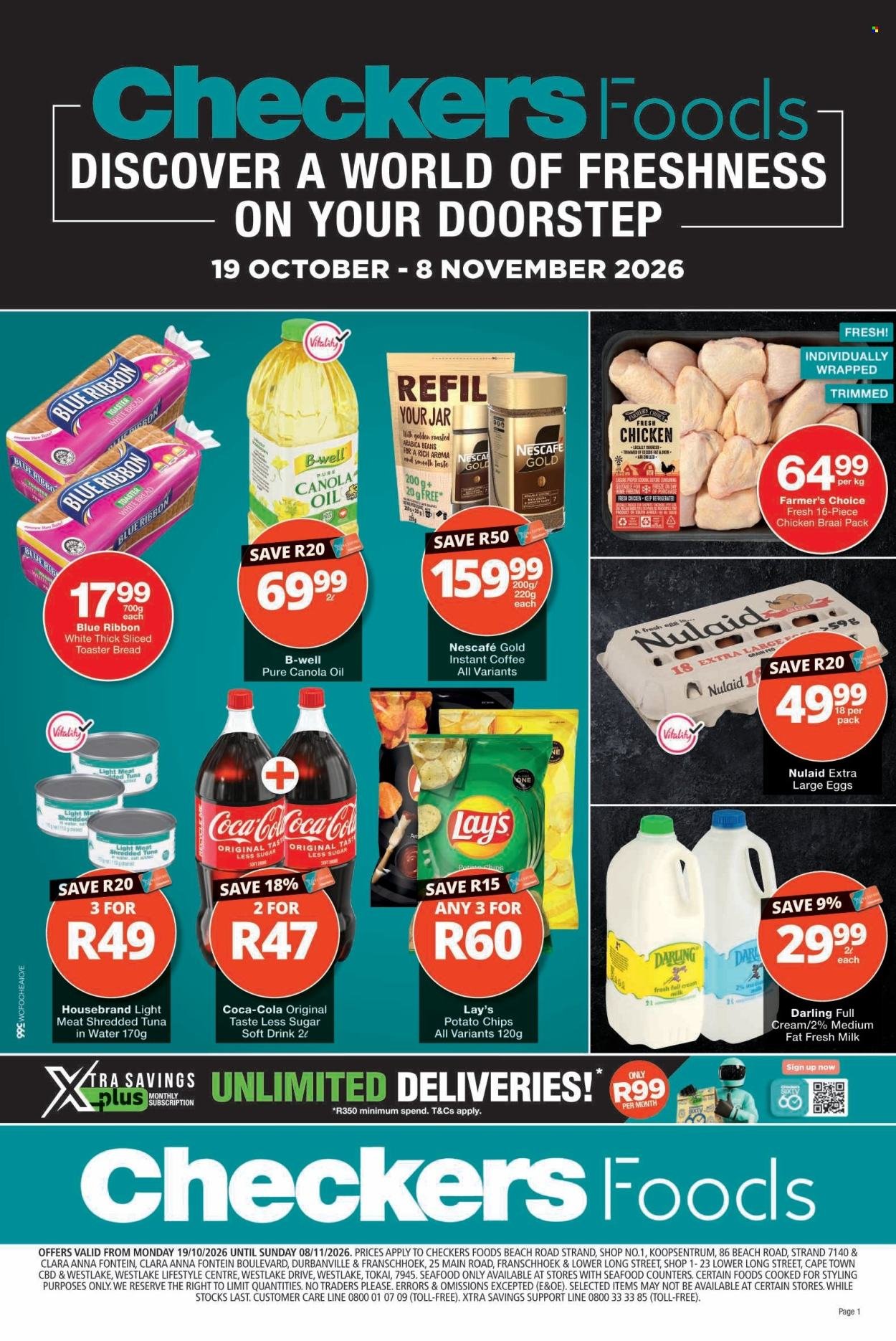 CHECKERS specials - October Month-End Promotion