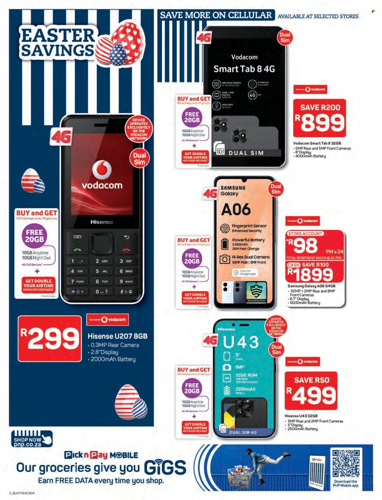 PICK N PAY specials - Easter Cellular Specials (2026-03-09 - 2026-04-12) | 2