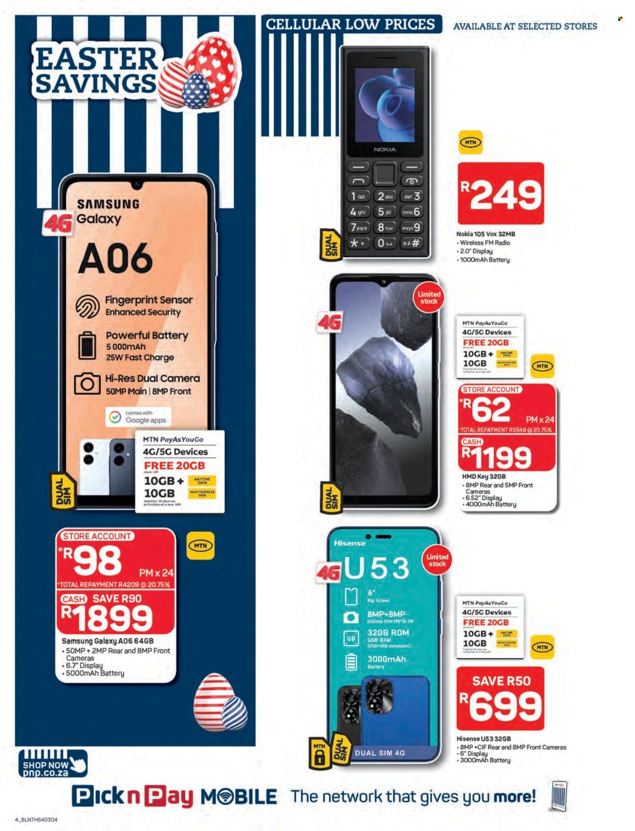 PICK N PAY specials - Easter Cellular Specials (2026-03-09 - 2026-04-12) | 4