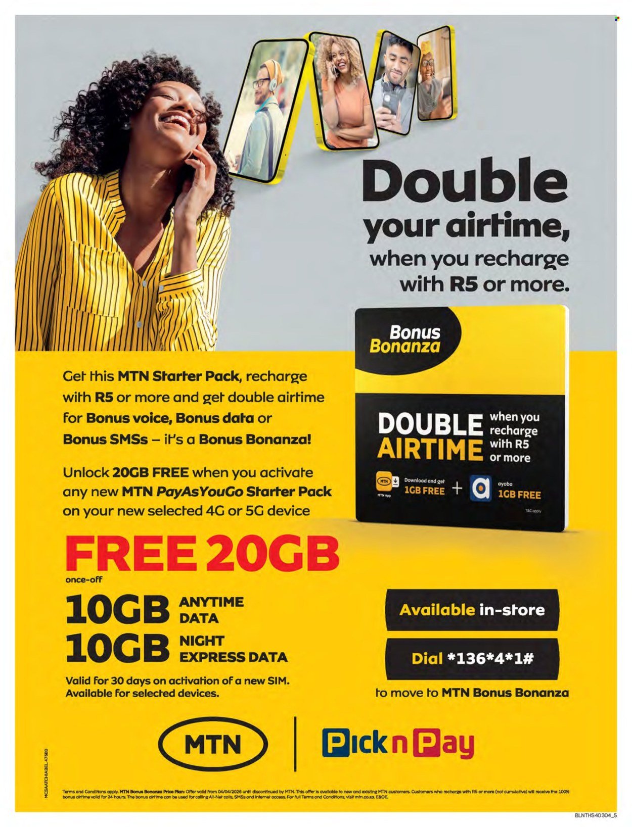 PICK N PAY specials - Easter Cellular Specials (2026-03-09 - 2026-04-12) | 5