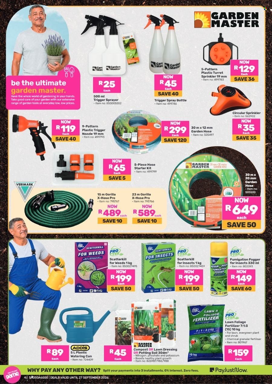 GAME specials - Spring Into Action