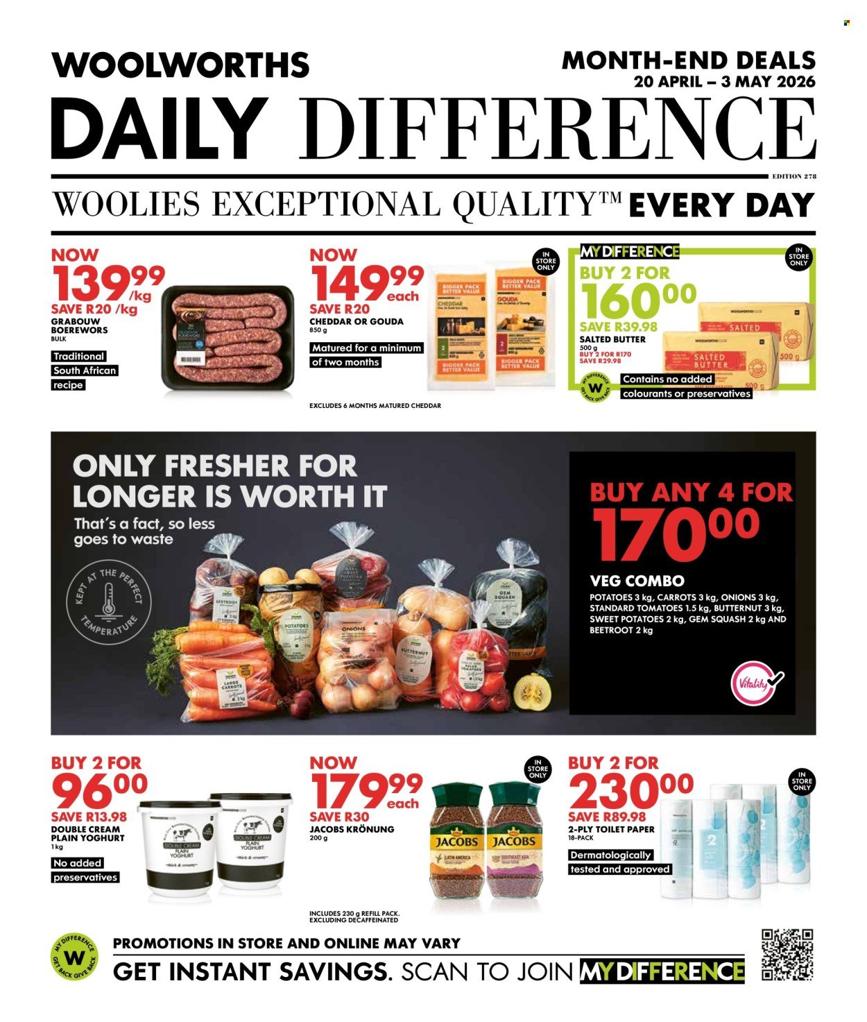 WOOLWORTHS specials - Daily Difference (2026-04-20 - 2026-05-03) | 1