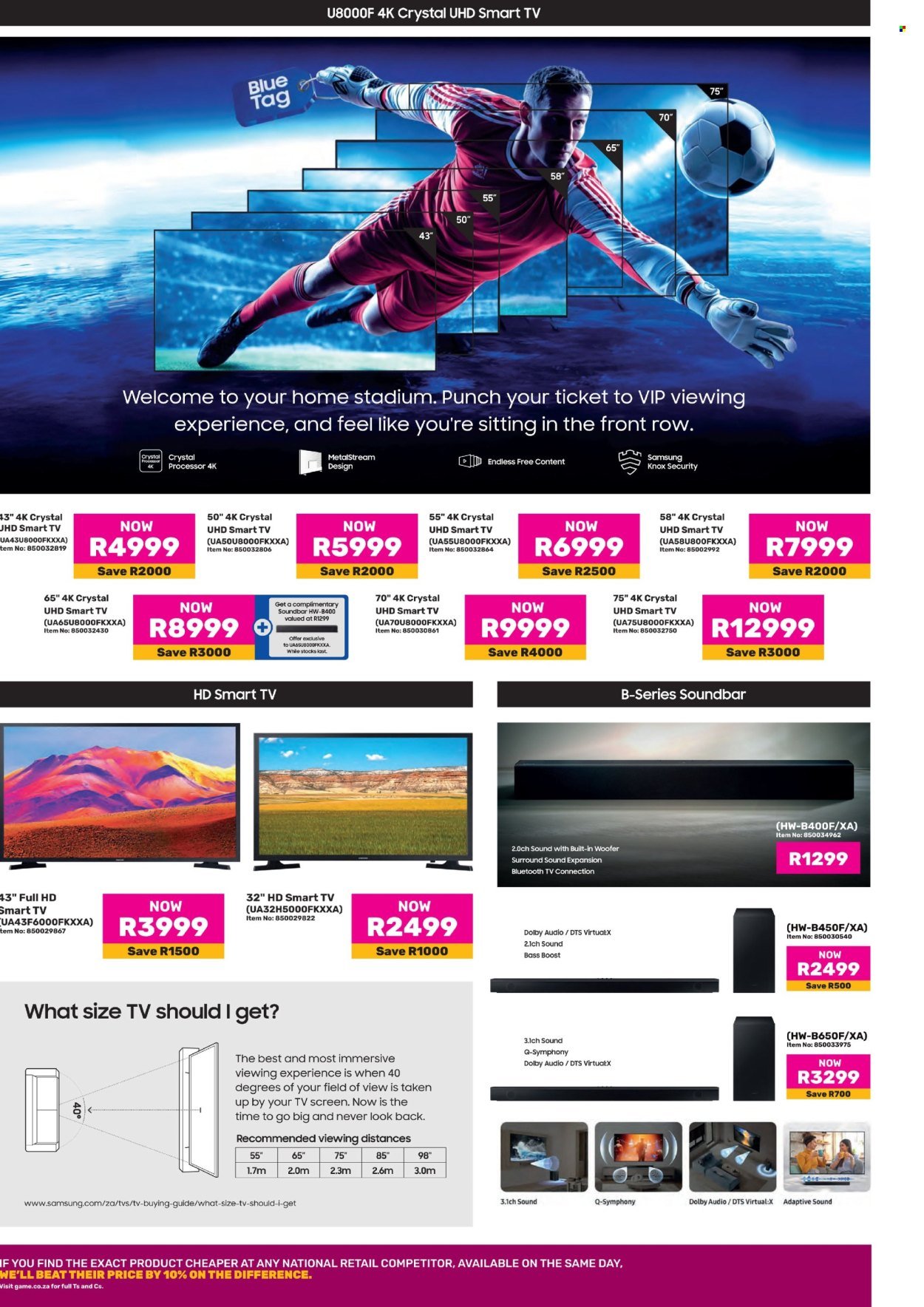 GAME specials - Samsung Blue Tag Sale (2026-01-23 - 2026-02-23) | 2