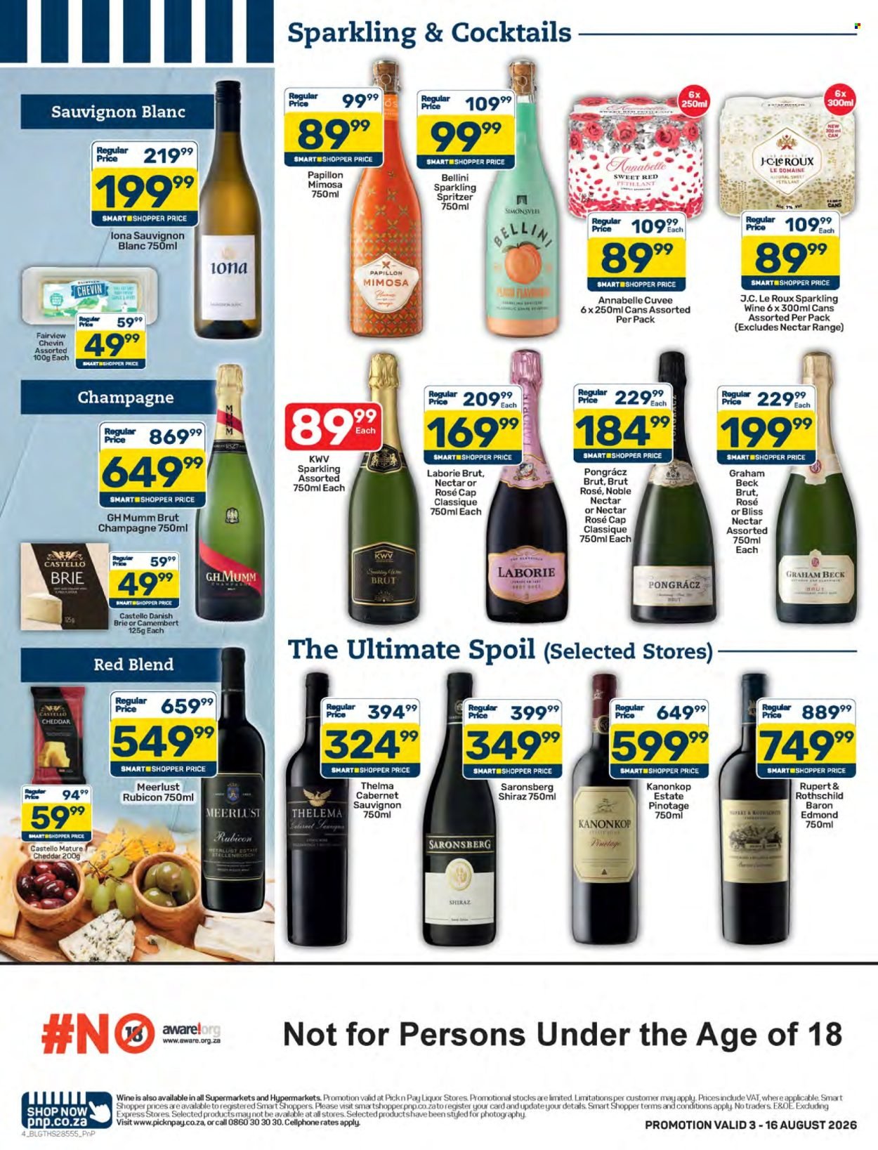 PICK N PAY specials - Wine Festival Specials