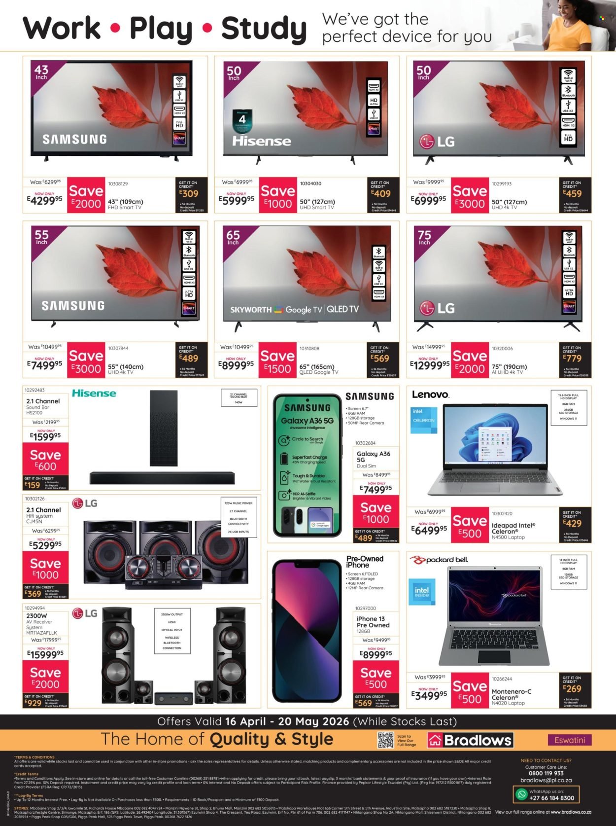 BRADLOWS specials - From Thursday 16 Apr 2026 (2026-04-16 - 2026-05-20) | 8