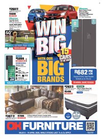 OK FURNITURE specials - From Monday 6 Apr 2026 (2026-04-06 - 2026-04-19)