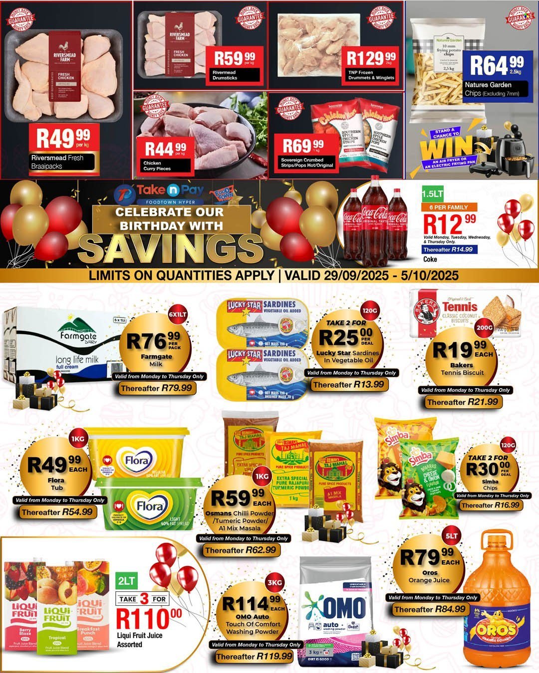TAKE N PAY specials - From Monday 29 Sept 2025 (2025-09-29 - 2025-10-05) | 1