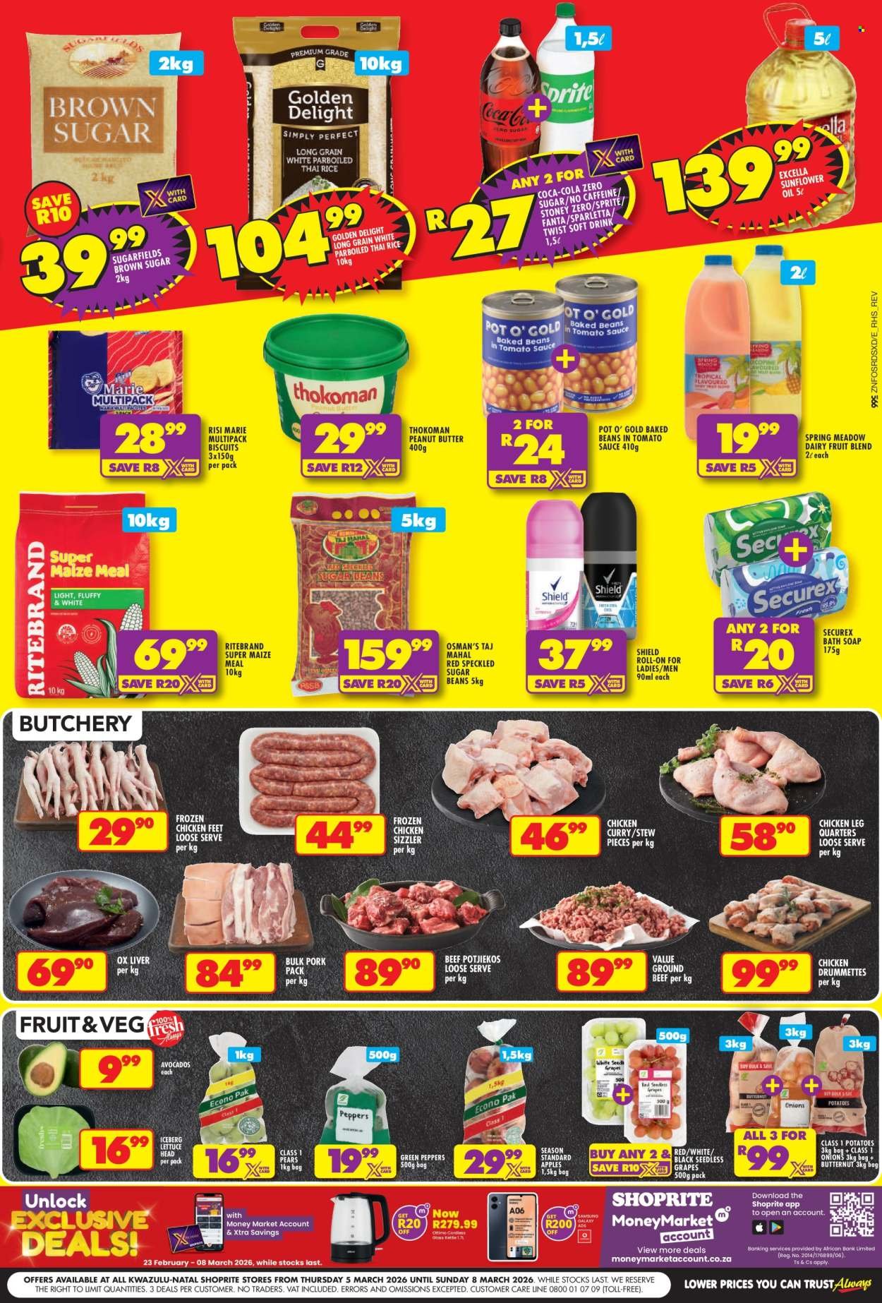 SHOPRITE specials - Low Price Bonanza KwaZulu Natal (2026-03-05 - 2026-03-08) | 2