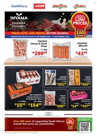 JUMBO CASH & CARRY specials - From Thursday 10 Sept 2026