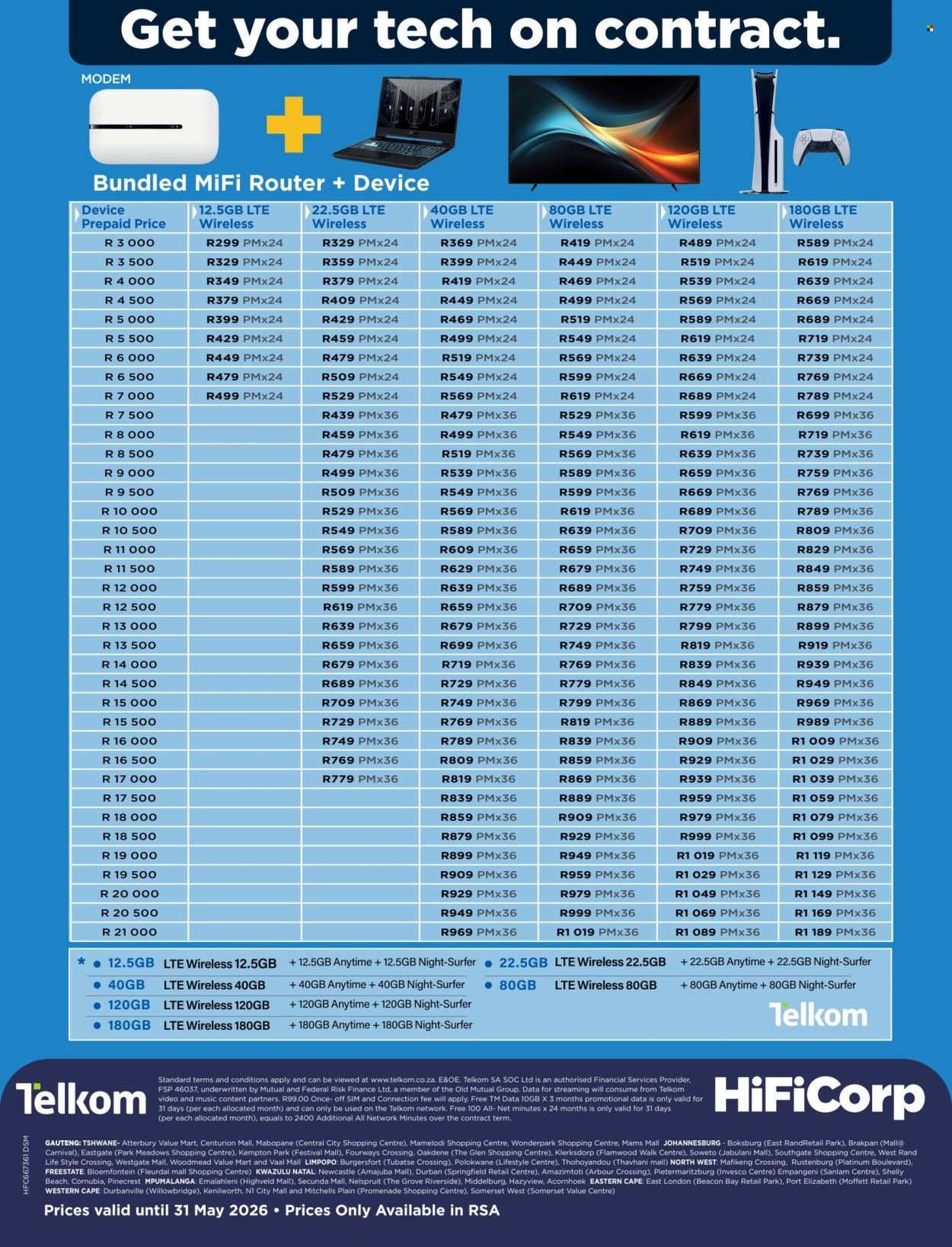 HIFI CORP specials - From Friday 1 May 2026