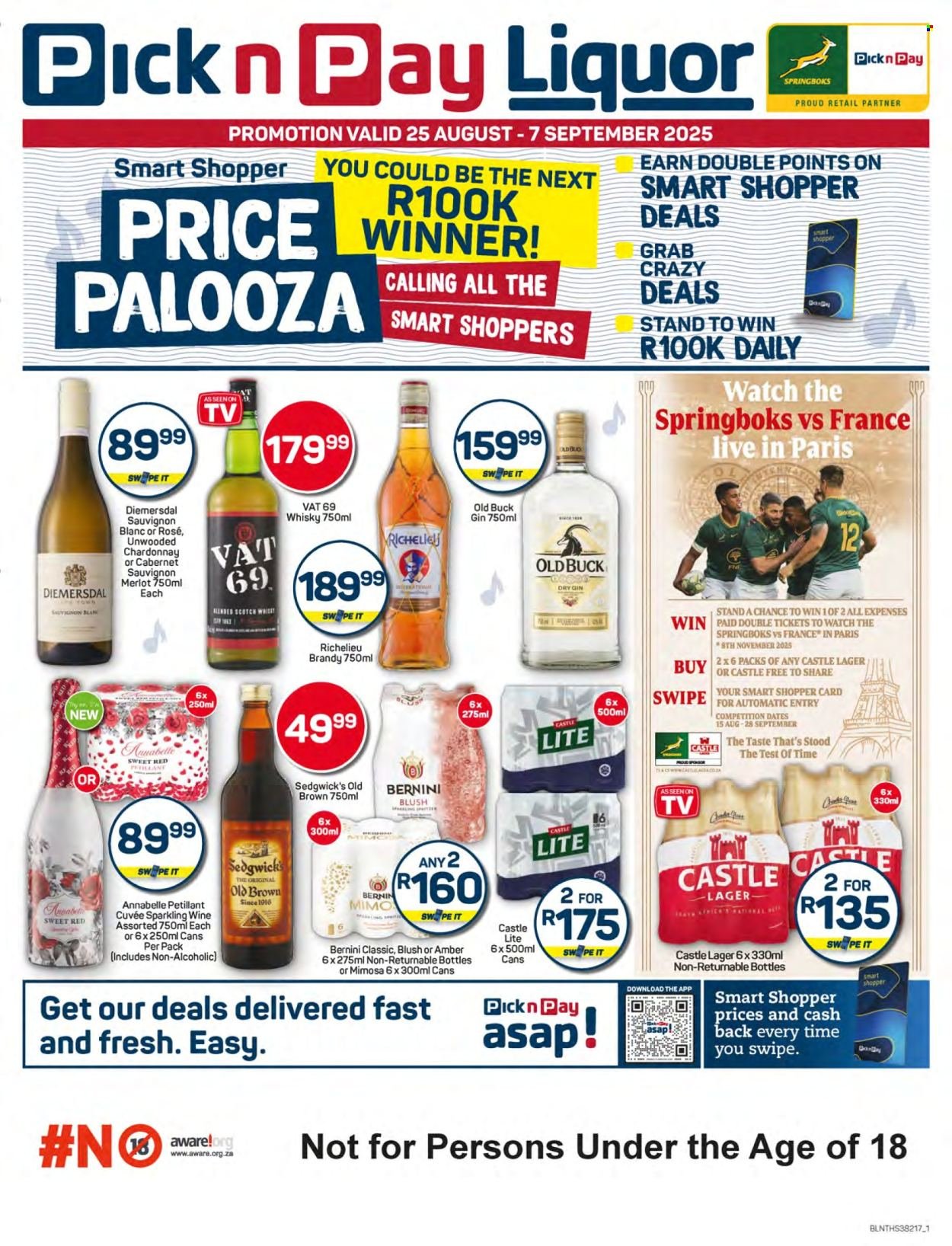 PICK N PAY specials - Liquor Specials (2025-08-25 - 2025-09-07) | 1