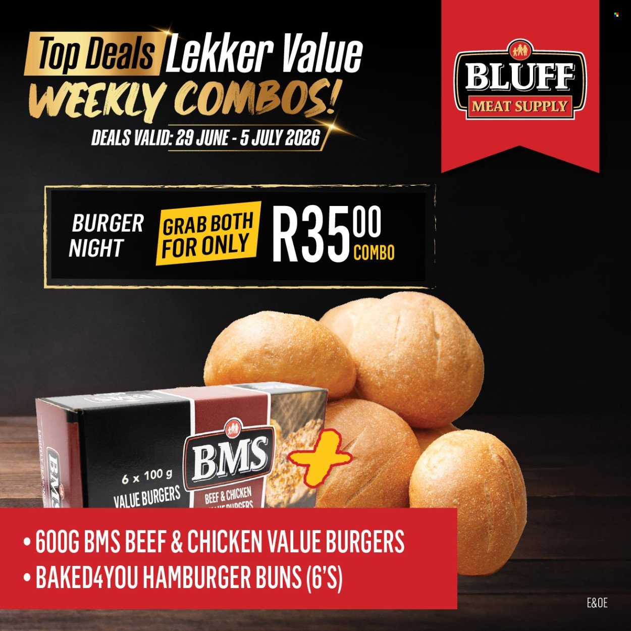 BLUFF MEAT SUPPLY specials - From Monday 29 Jun 2026