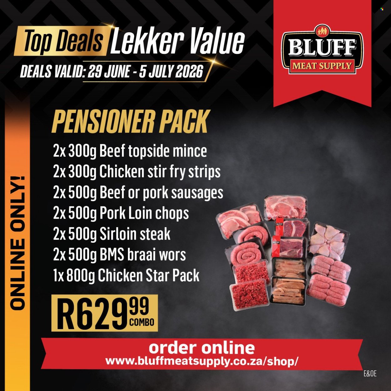 BLUFF MEAT SUPPLY specials - From Monday 29 Jun 2026