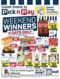 PICK N PAY specials - Weekend Specials