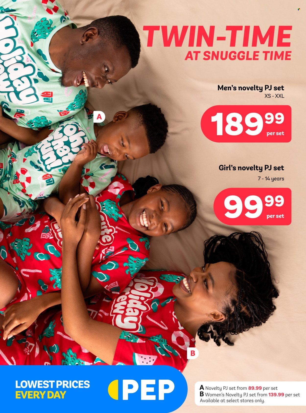 PEP STORES specials - Family Christmas Pyjamas (2025-10-24 - 2025-11-24) | 1