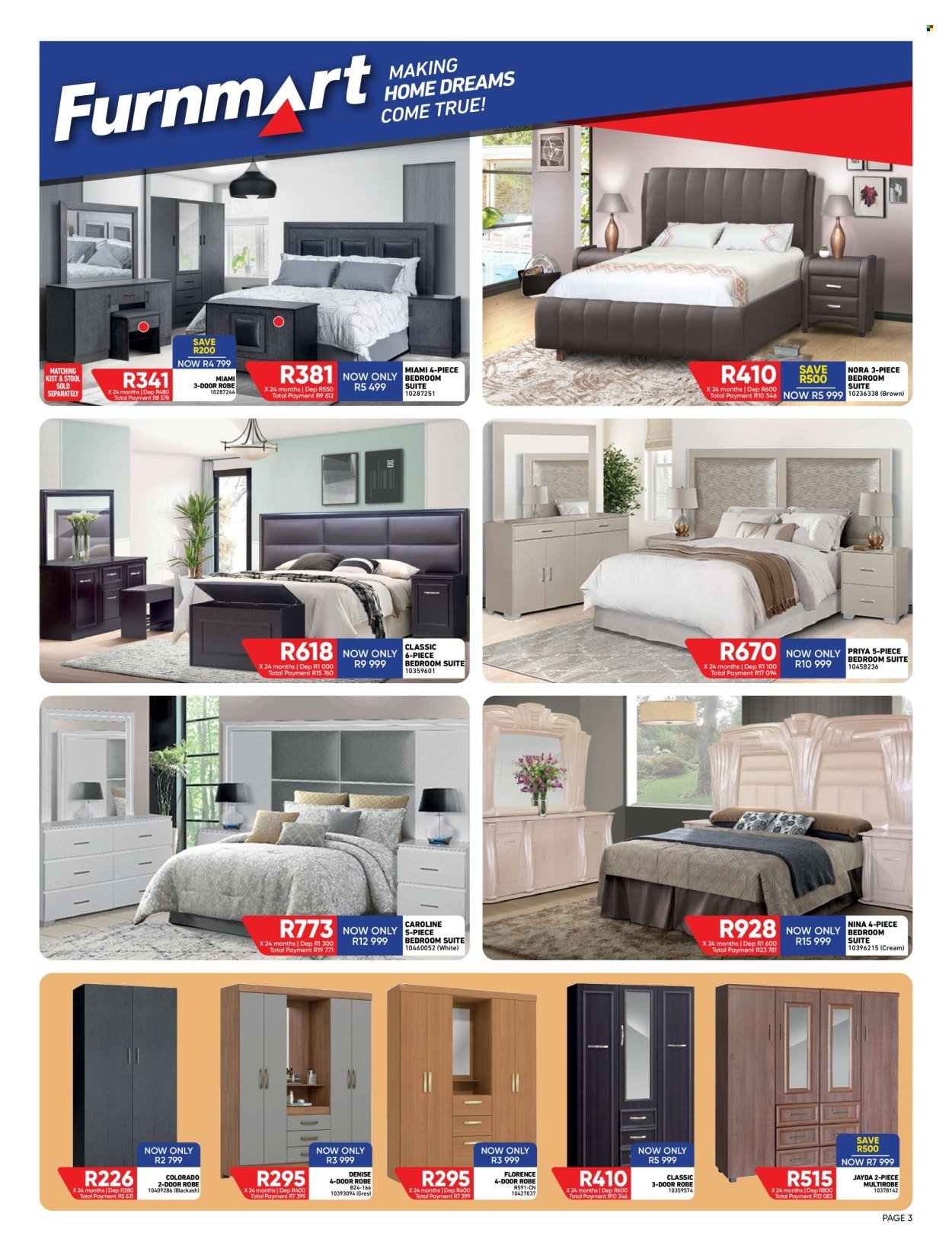 FURNMART specials - From Monday 14 Sept 2026