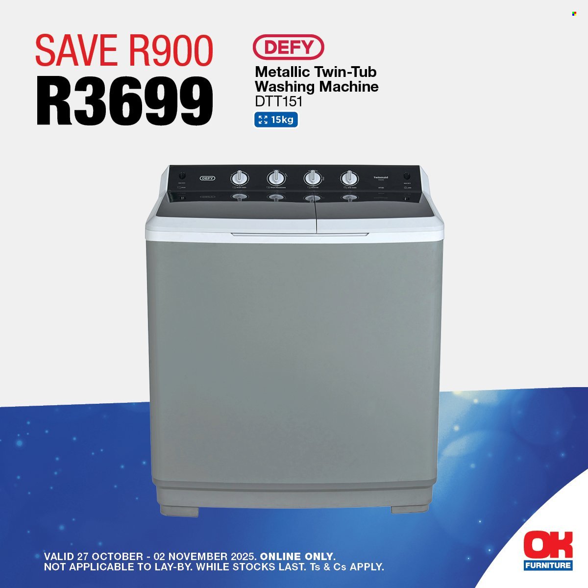 OK FURNITURE specials - From Monday 27 Oct 2025 (2025-10-27 - 2025-11-02) | 2