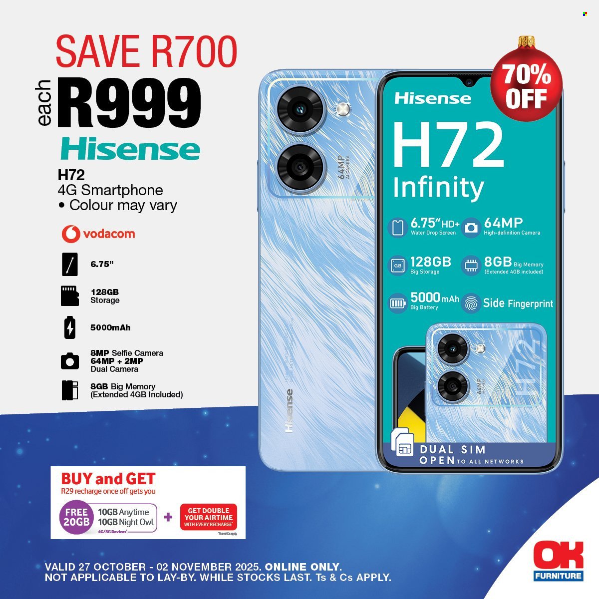 OK FURNITURE specials - From Monday 27 Oct 2025 (2025-10-27 - 2025-11-02) | 5