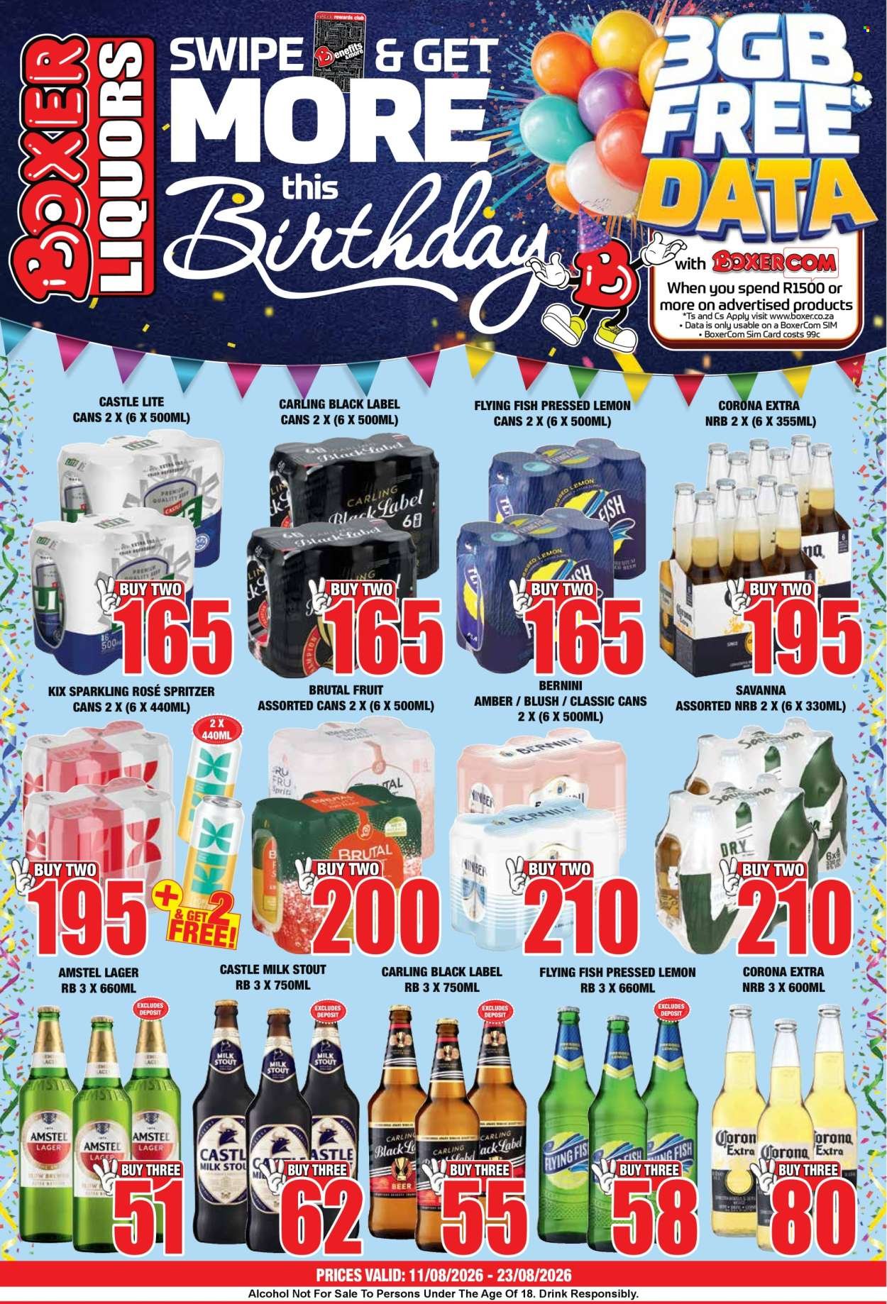 BOXER specials - EC August MM Liquor