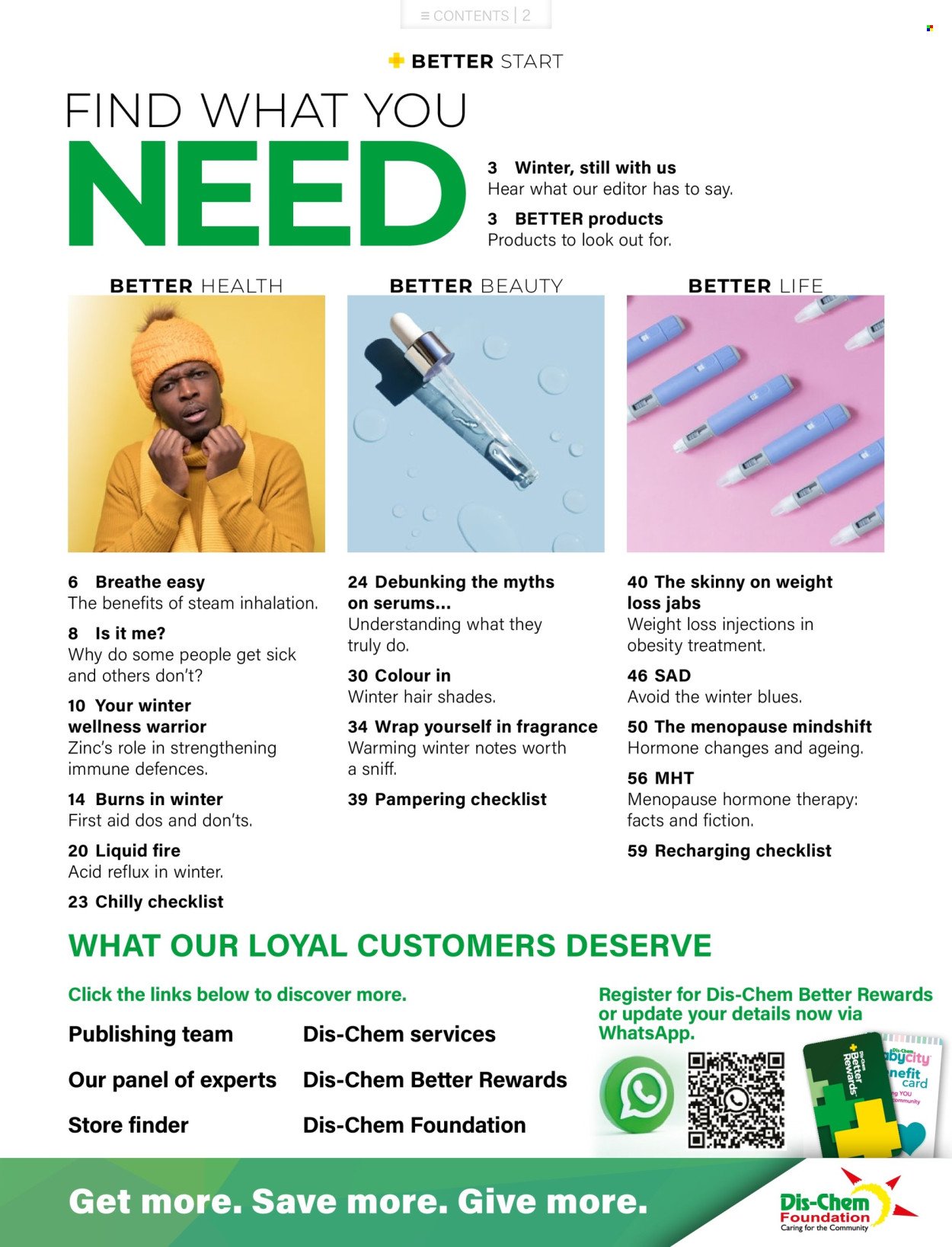 DIS-CHEM specials - Better Magazine