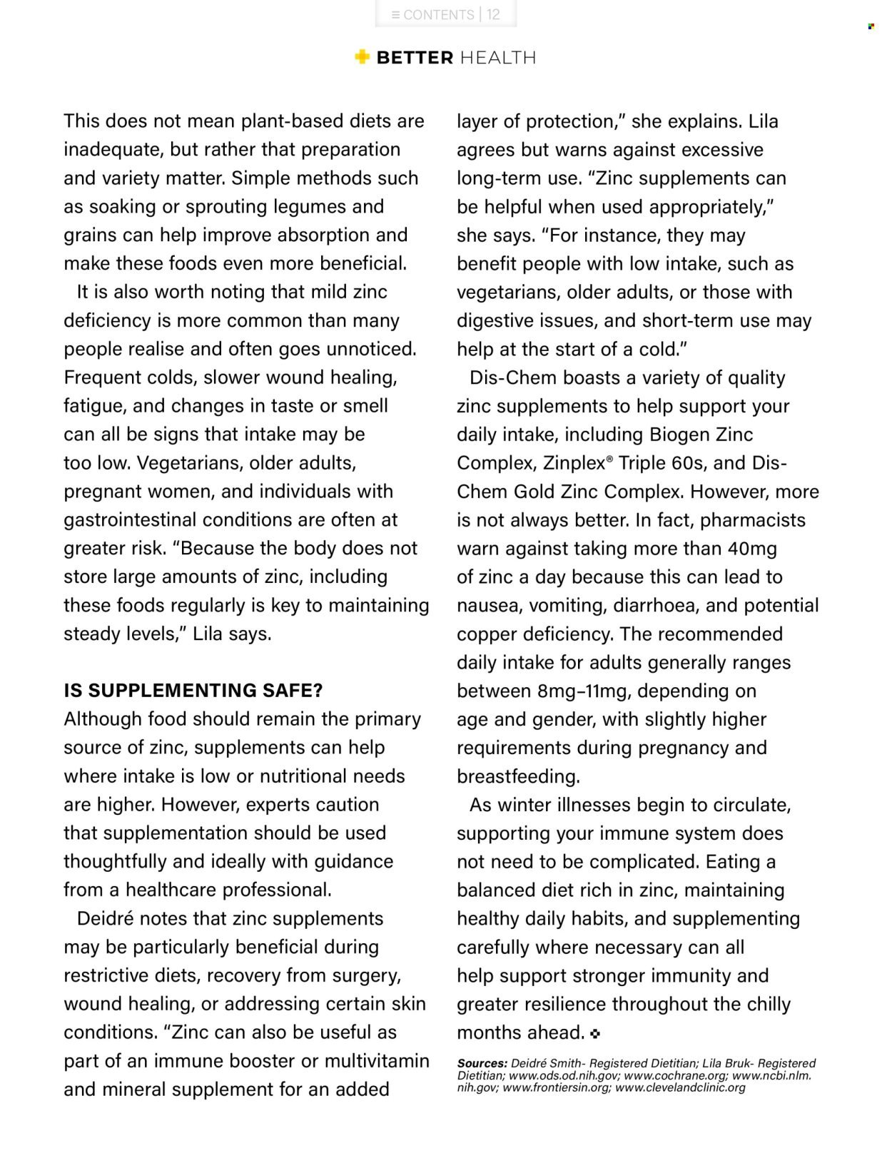 DIS-CHEM specials - Better Magazine