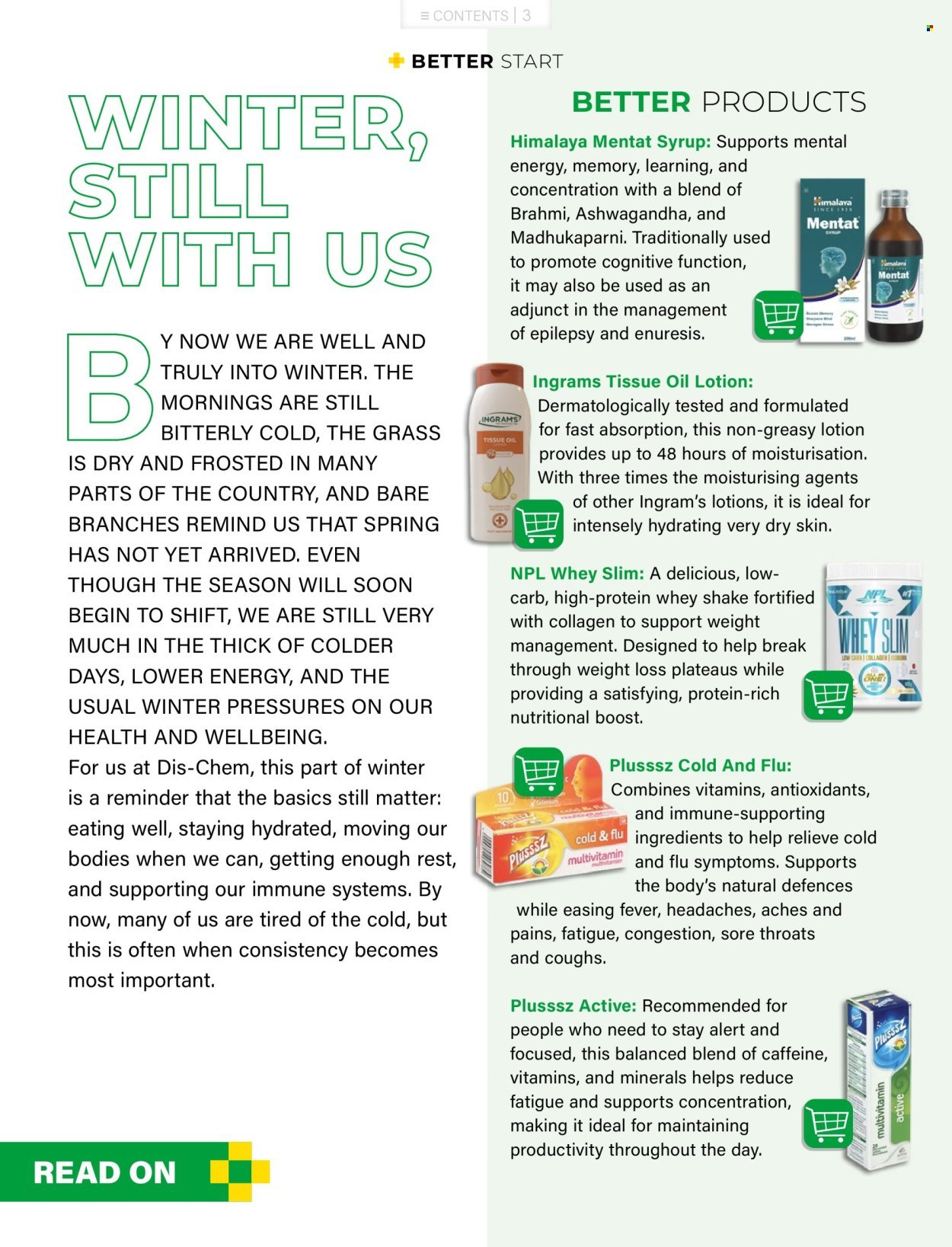DIS-CHEM specials - Better Magazine