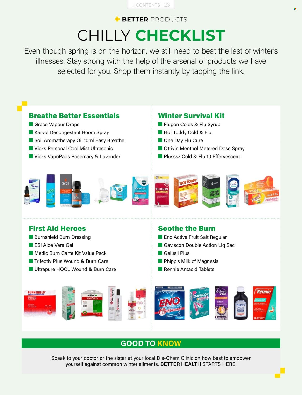 DIS-CHEM specials - Better Magazine