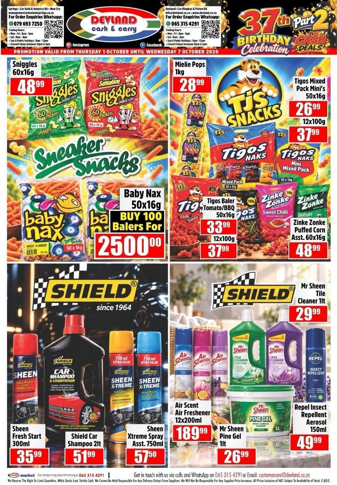 DEVLAND specials - From Thursday 1 Oct 2026