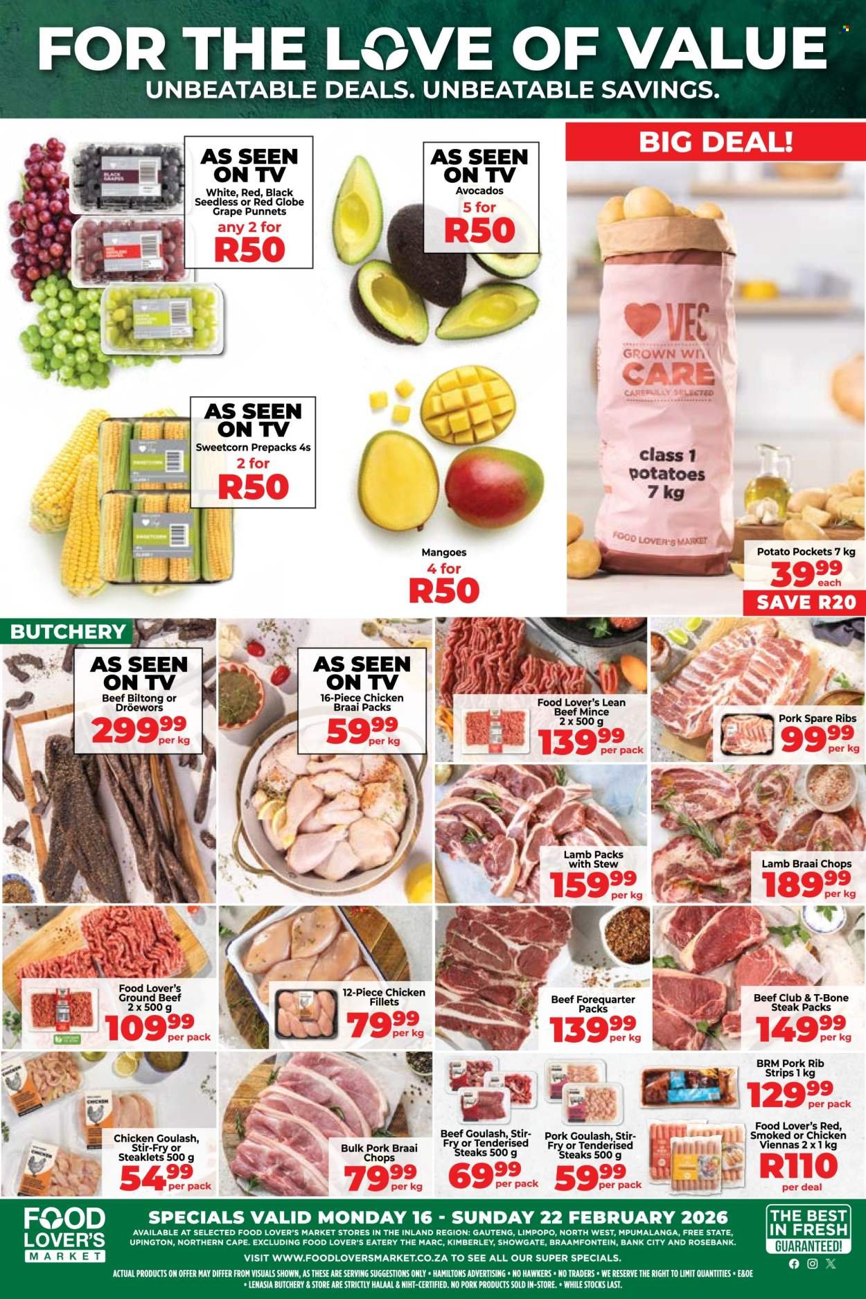 FOOD LOVER'S MARKET specials - From Monday 16 Feb 2026 (2026-02-16 - 2026-02-22) | 1