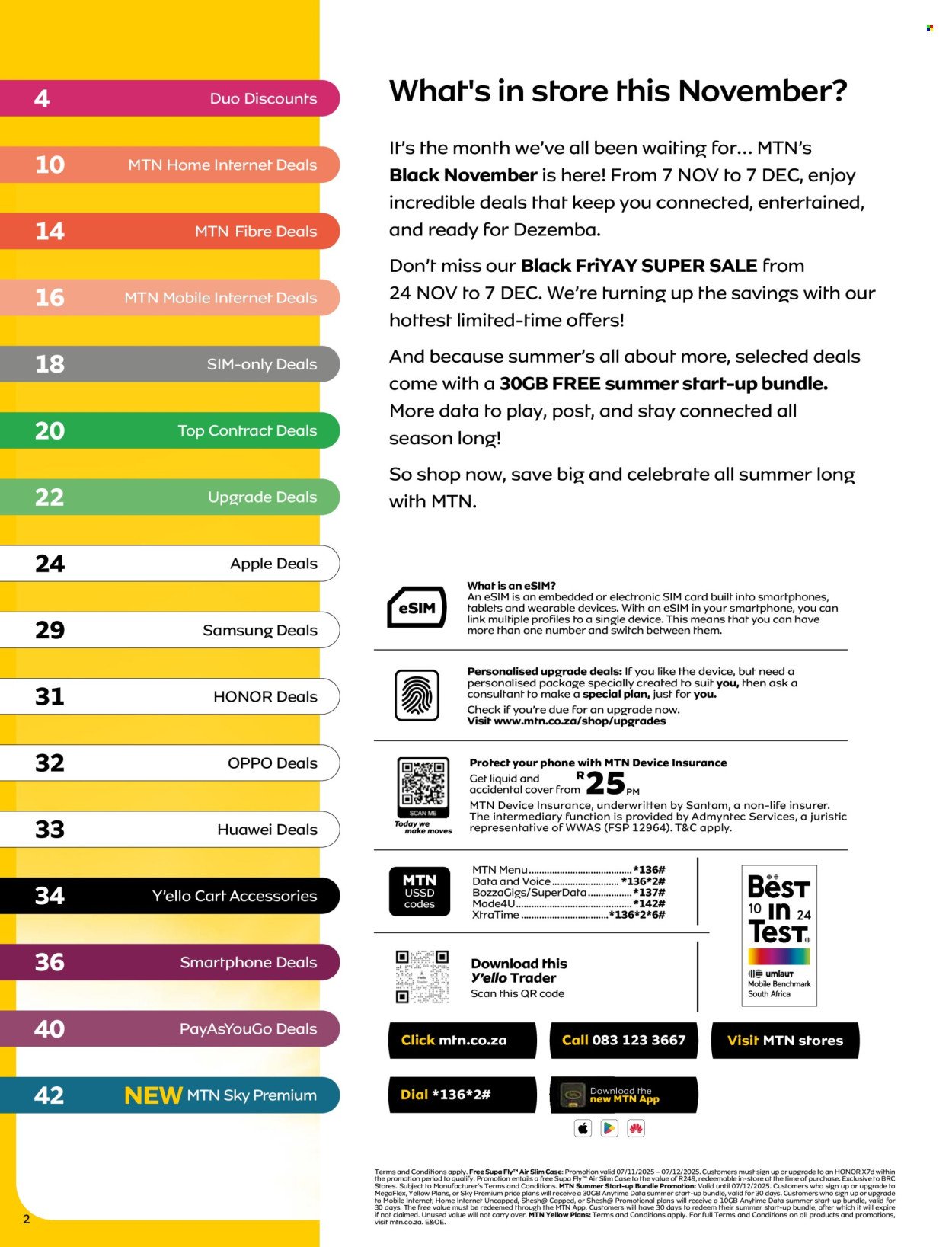 MTN specials - From Friday 7 Nov 2025 (2025-11-07 - 2025-12-07) | 2