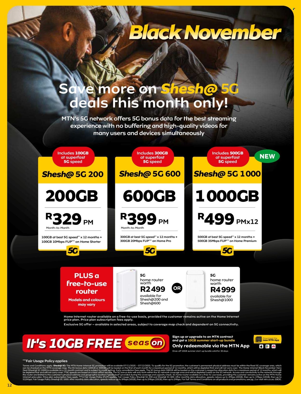 MTN specials - From Friday 7 Nov 2025 (2025-11-07 - 2025-12-07) | 12