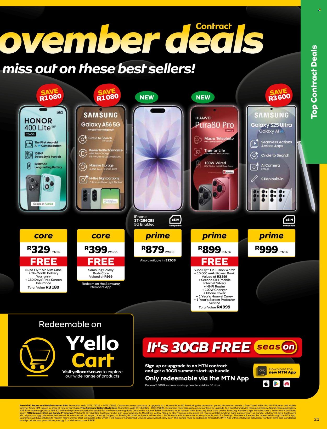 MTN specials - From Friday 7 Nov 2025 (2025-11-07 - 2025-12-07) | 21