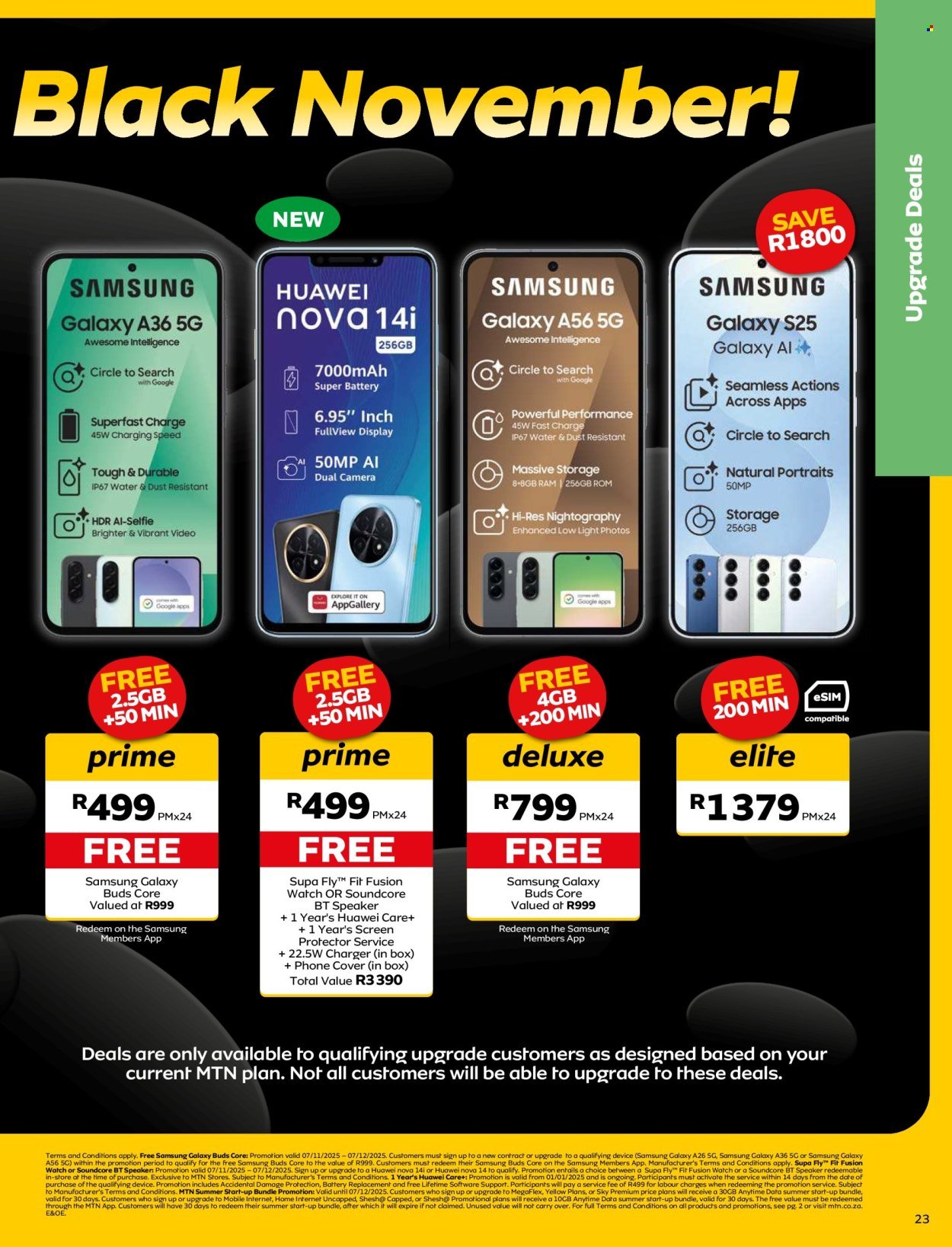MTN specials - From Friday 7 Nov 2025 (2025-11-07 - 2025-12-07) | 23
