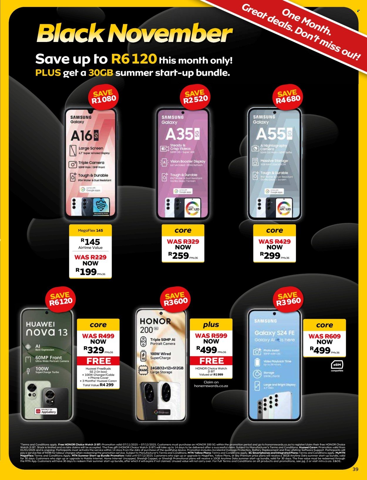 MTN specials - From Friday 7 Nov 2025 (2025-11-07 - 2025-12-07) | 39
