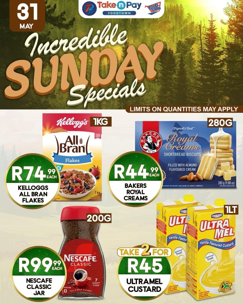 TAKE N PAY specials - From Sunday 31 May 2026