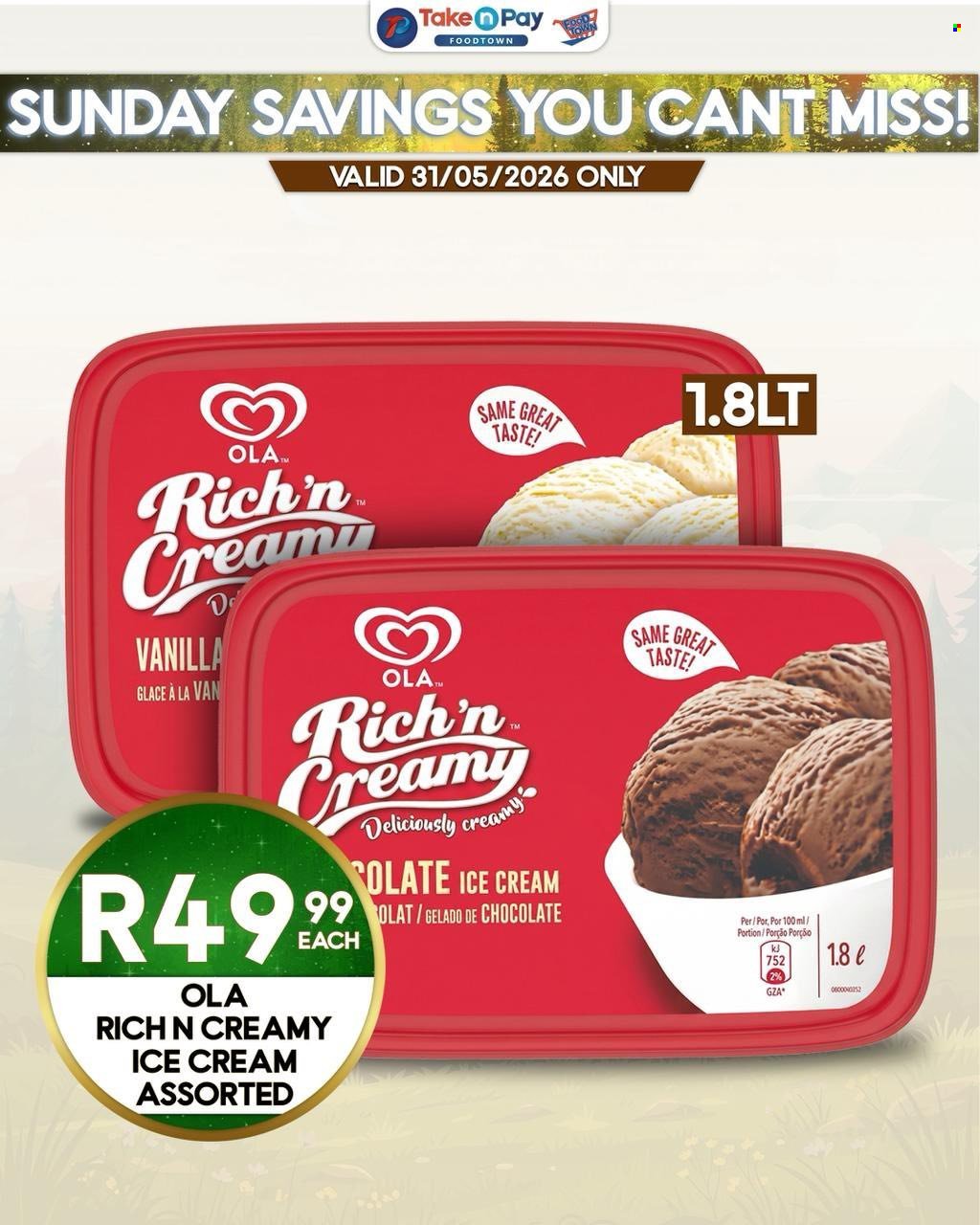 TAKE N PAY specials - From Sunday 31 May 2026