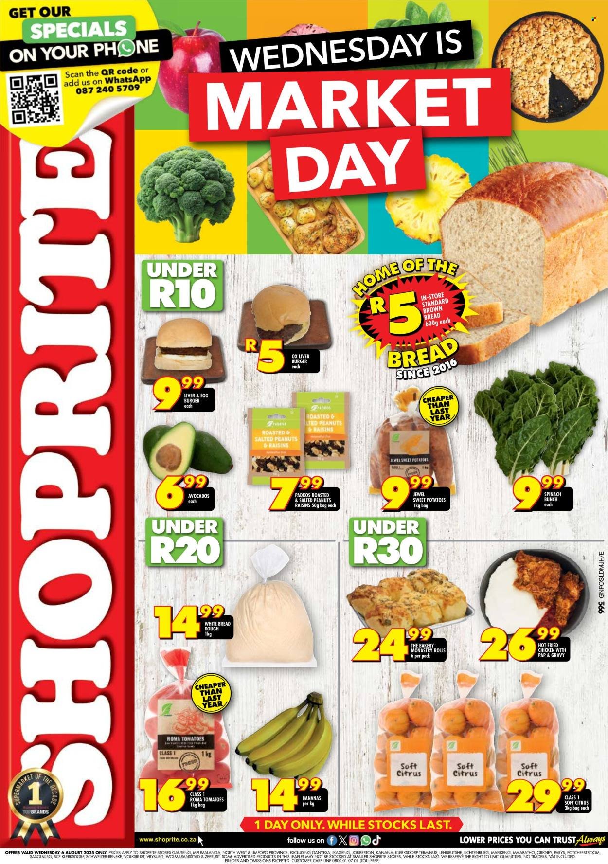 SHOPRITE specials - Market Day Deals (2025-08-06 - 2025-08-06) | 1
