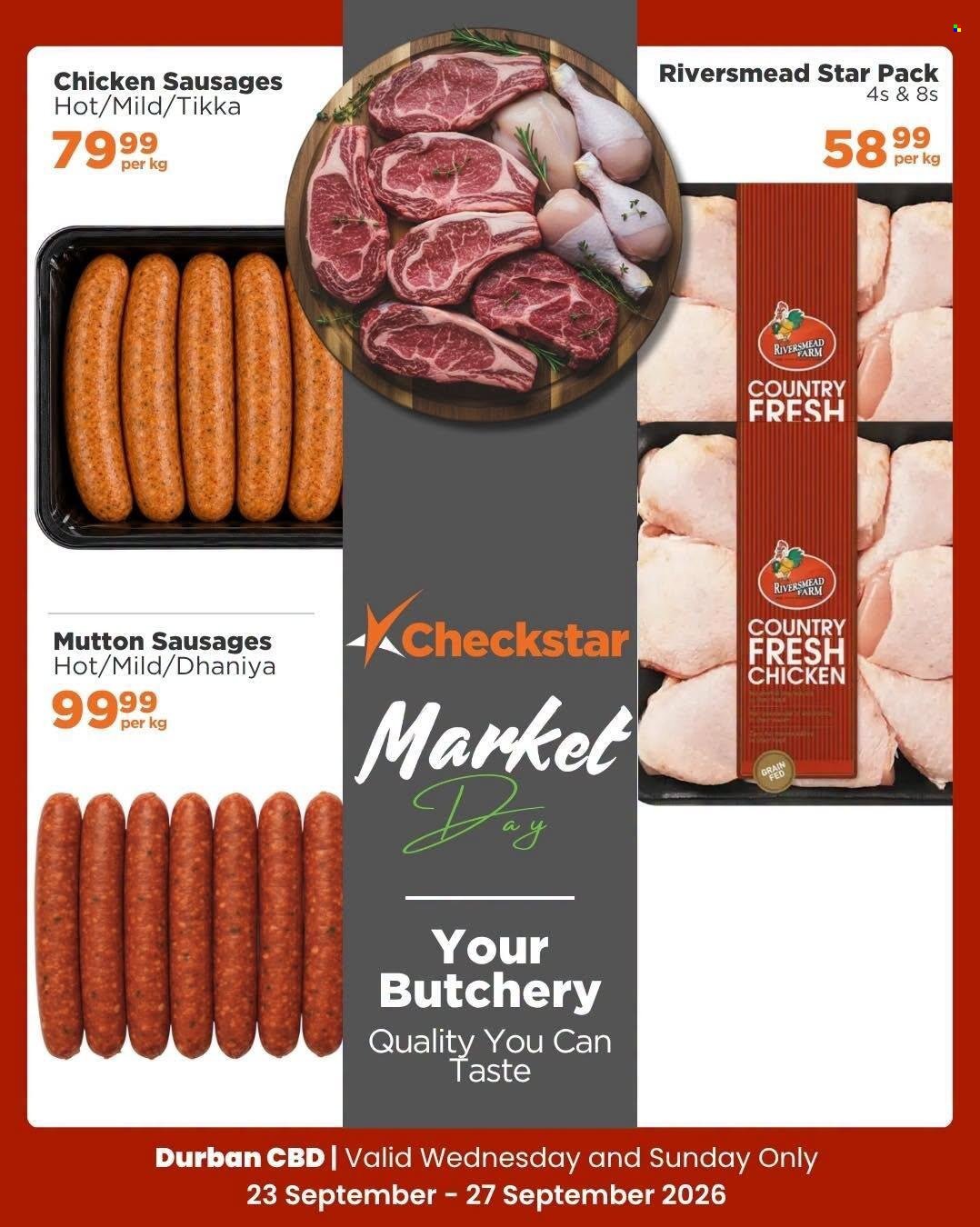 CHECKSTAR specials - From Wednesday 23 Sept 2026