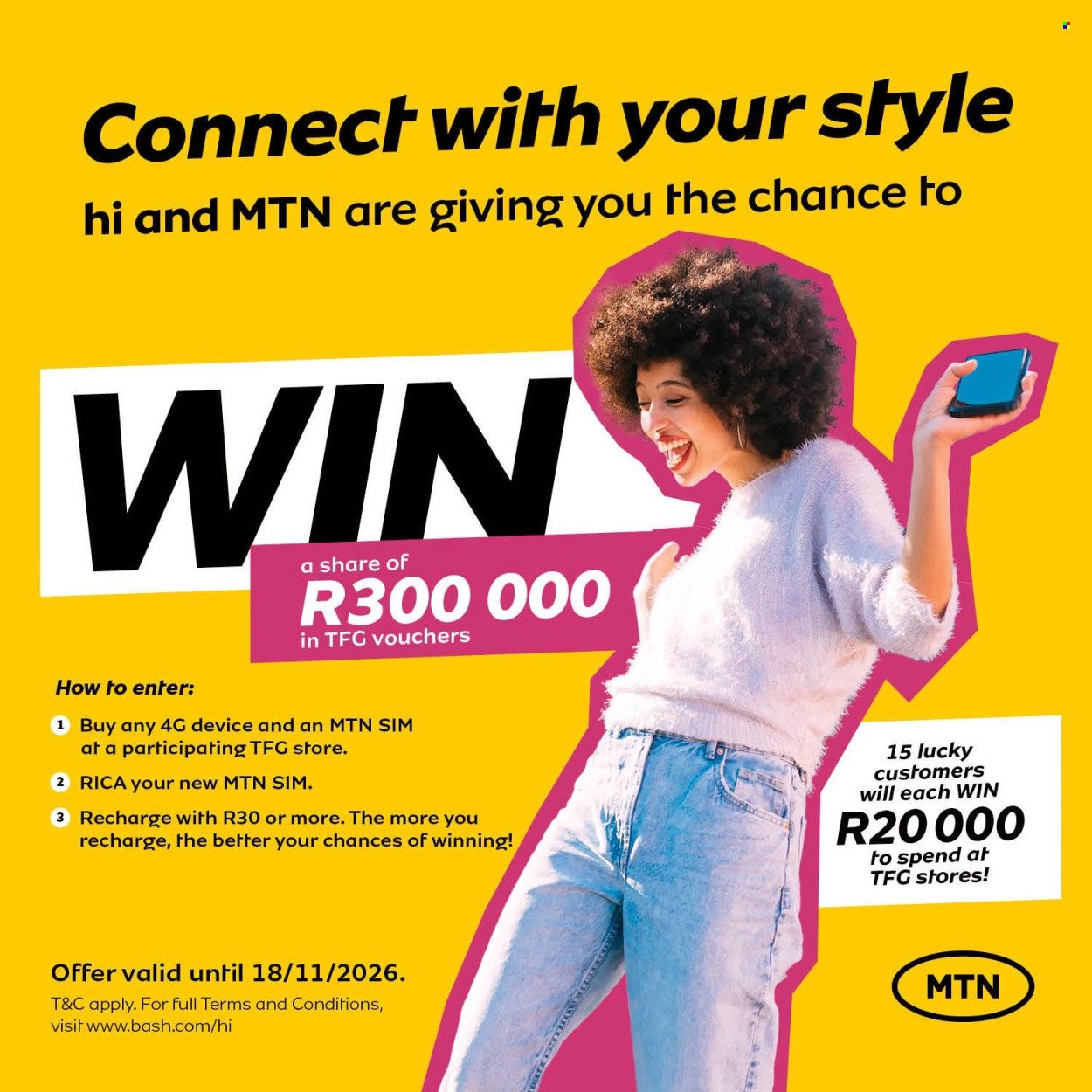 JET specials - Connect with your style and stand a chance to WIN!