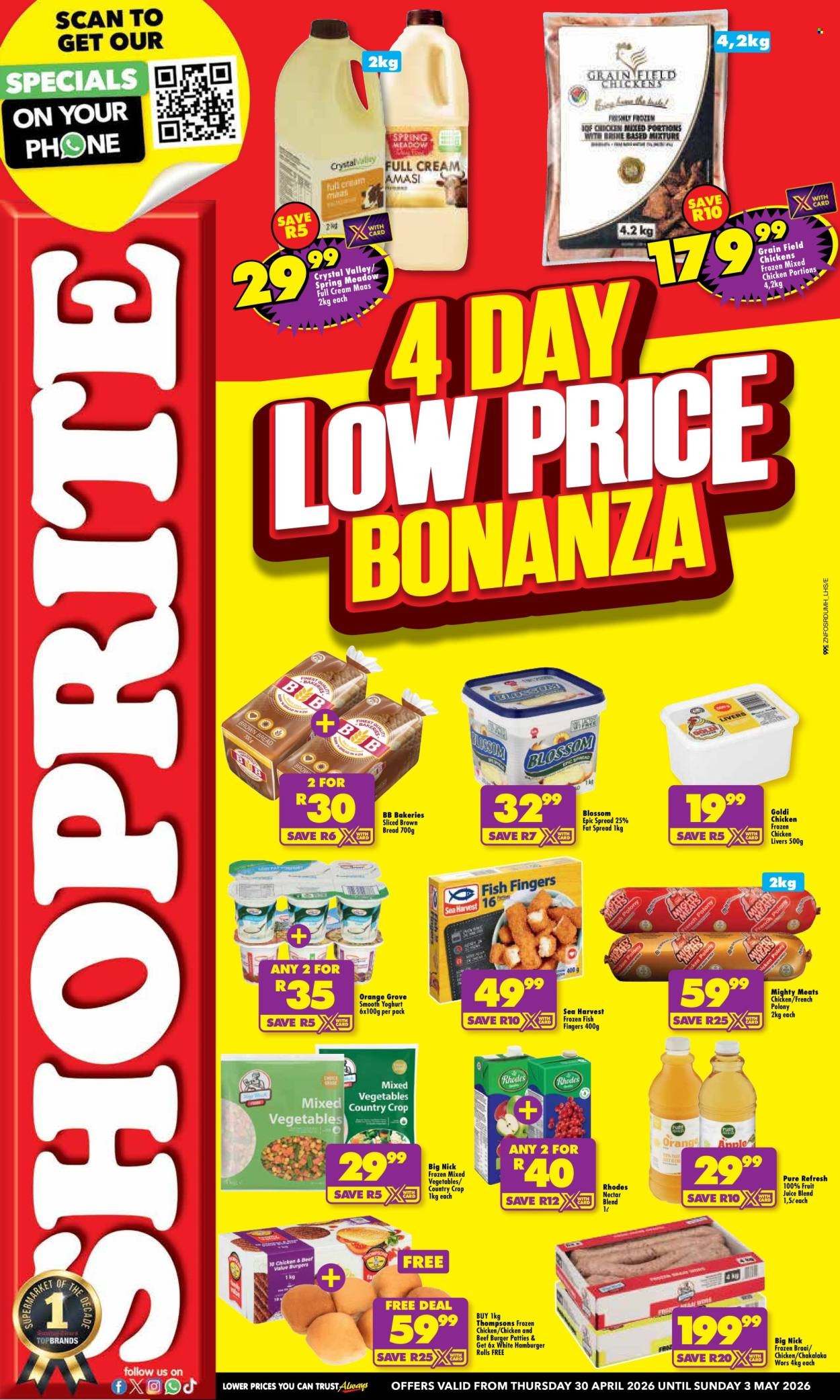 SHOPRITE specials - Low Price Bonanza KwaZulu Natal (2026-04-30 - 2026-05-03) | 1