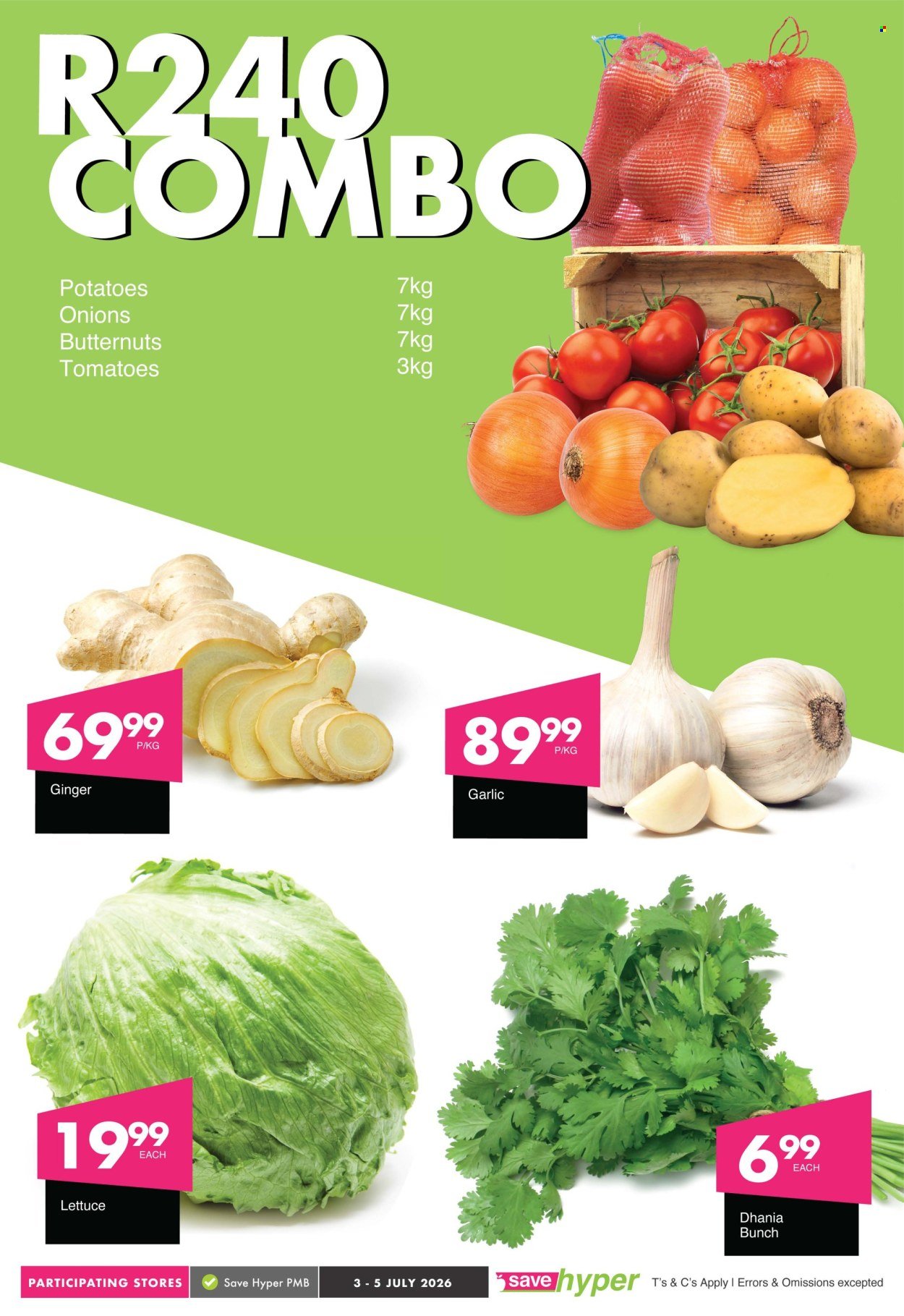 SAVE specials - From Friday 3 Jul 2026