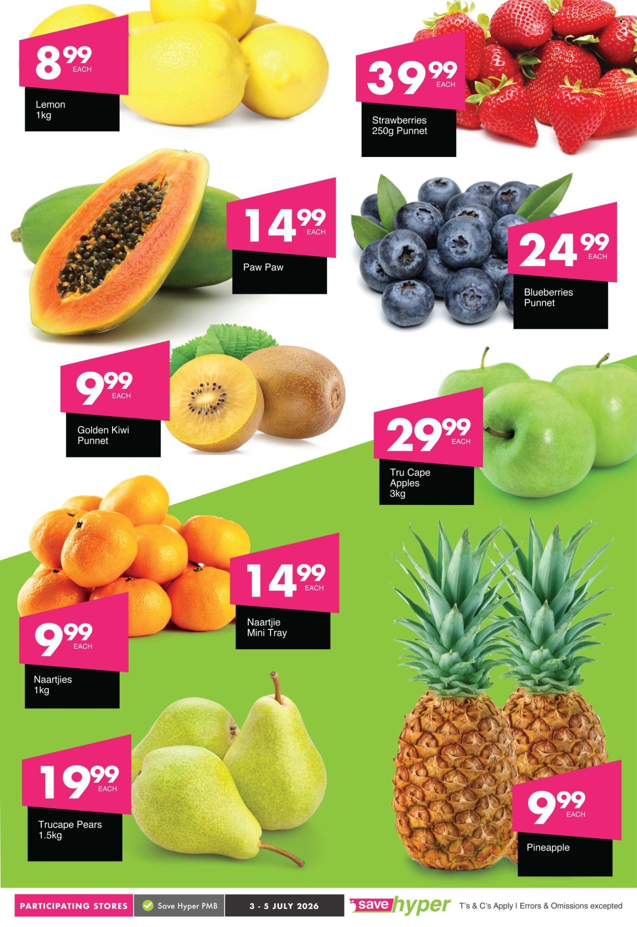 SAVE specials - From Friday 3 Jul 2026