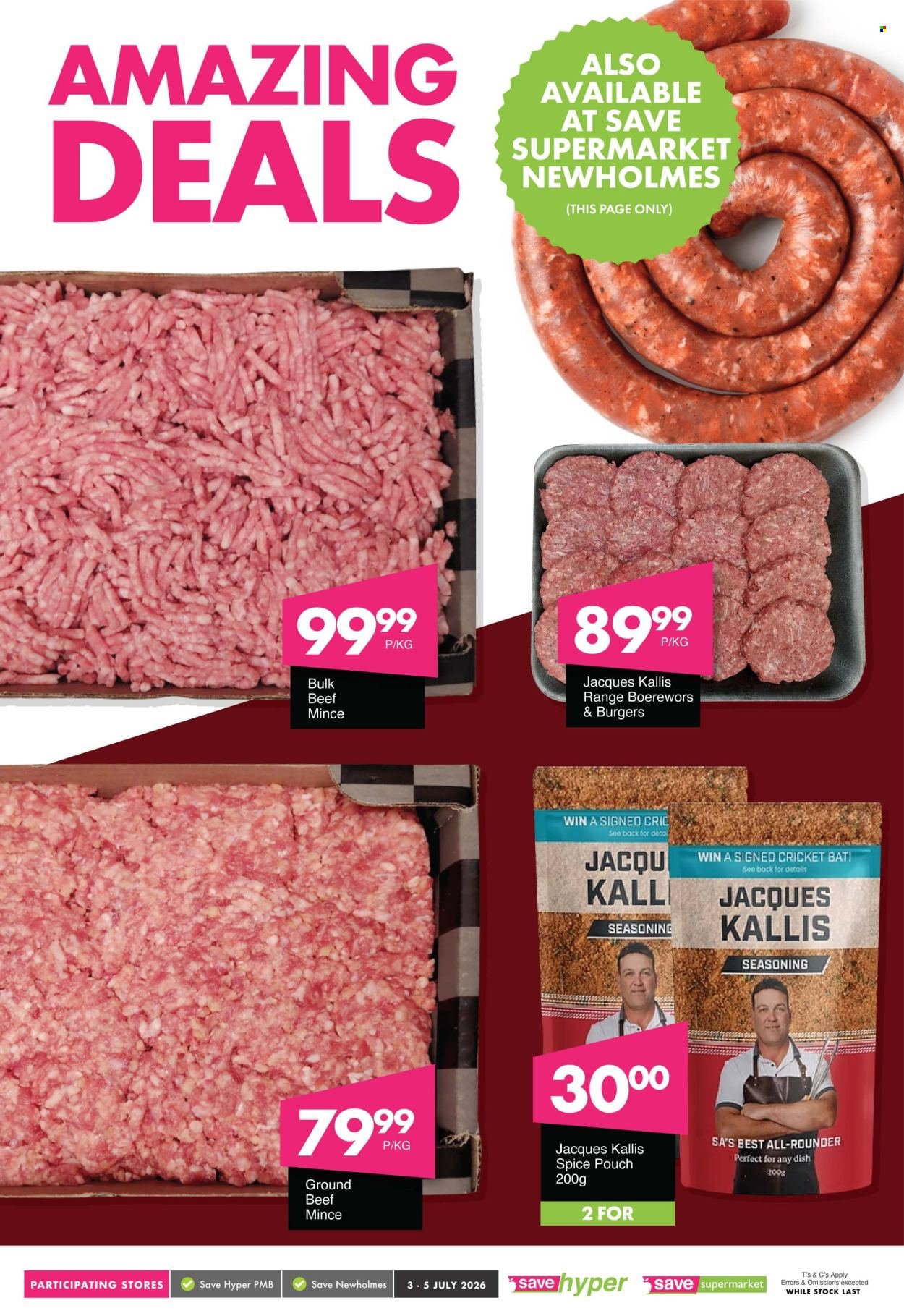 SAVE specials - From Friday 3 Jul 2026